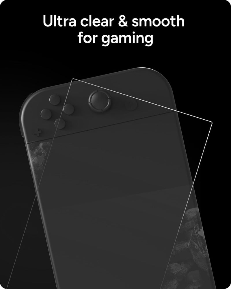 ZAGG Glass+ Nintendo Switch 2 Screen Protector – 3X Stronger Tempered Glass with Reinforced Edges, Scratch & Smudge Resistant, InvisibleShield, Easy Installation, Smooth Touch - Image 3